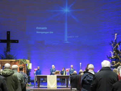 Kerstavondviering - vijf gebedsleiders - Sint-Annakoor - Joannes Thuy - Gluhwein - Sint-Anna-ten-Drieenkerk Antwerpen Linkeroever - Zondag 24 december 2023